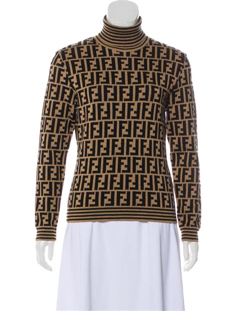 fendi turtleneck sweater women's